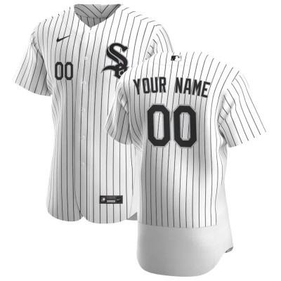 Chicago White Sox Custom Men's Nike White Home 2020 Authentic Player MLB Jersey